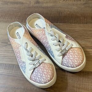 Michael Kors Multicolor Patterned Sneakers with Sparkles
